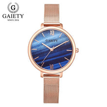 Load image into Gallery viewer, Gaiety Luxury 2 PCS Set Watch Women Rose Gold Water Drill Bracelet Watch Jewelry Ladies Female Hour Casual Quartz Wristwatches