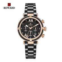 Load image into Gallery viewer, REWARD Luxury Fashion Women Watches Waterproof Casual Quartz Ladys Watch for Woman Dress Ladies Wristwatches Relogio Feminino