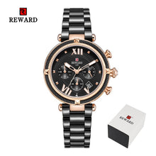 Load image into Gallery viewer, REWARD Luxury Fashion Women Watches Waterproof Casual Quartz Ladys Watch for Woman Dress Ladies Wristwatches Relogio Feminino