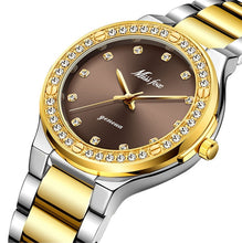 Load image into Gallery viewer, MISSFOX Women Watches Brand Luxury Watch Women Diamond Fashion Purple Geneva 18k Gold Ladies Watch Female Quartz Clock Hours