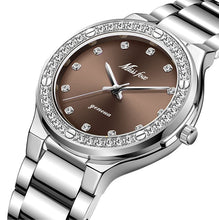 Load image into Gallery viewer, MISSFOX Women Watches Brand Luxury Watch Women Diamond Fashion Purple Geneva 18k Gold Ladies Watch Female Quartz Clock Hours