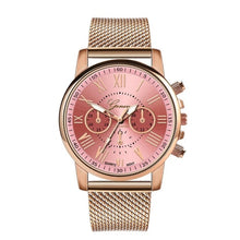 Load image into Gallery viewer, Luxury Quartz Sport Military Stainless Steel Dial Leather Band Wrist Watch Dress Relogio Feminino Watch Women Montre Femme 2019
