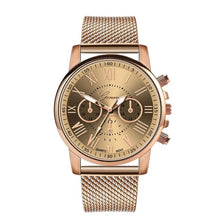 Load image into Gallery viewer, Luxury Quartz Sport Military Stainless Steel Dial Leather Band Wrist Watch Dress Relogio Feminino Watch Women Montre Femme 2019