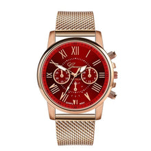 Load image into Gallery viewer, Luxury Quartz Sport Military Stainless Steel Dial Leather Band Wrist Watch Dress Relogio Feminino Watch Women Montre Femme 2019