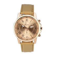Load image into Gallery viewer, Geneva Watches Women Luxury Faux Leather Band Analog Quartz Watches Wrist Watch Bracelet Dress Gift for Ladies montre homme %