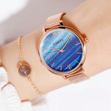 Load image into Gallery viewer, Gaiety Luxury 2 PCS Set Watch Women Rose Gold Water Drill Bracelet Watch Jewelry Ladies Female Hour Casual Quartz Wristwatches
