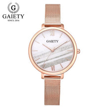 Load image into Gallery viewer, Gaiety Luxury 2 PCS Set Watch Women Rose Gold Water Drill Bracelet Watch Jewelry Ladies Female Hour Casual Quartz Wristwatches
