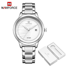 Load image into Gallery viewer, Luxury Brand NAVIFORCE Rose Gold Watches For Women Quartz Wristwatches Fashion Ladies Bracelet Clock Watch Relogio Feminino 2019
