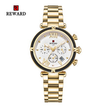 Load image into Gallery viewer, REWARD Luxury Fashion Women Watches Waterproof Casual Quartz Ladys Watch for Woman Dress Ladies Wristwatches Relogio Feminino
