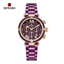 Load image into Gallery viewer, REWARD Luxury Fashion Women Watches Waterproof Casual Quartz Ladys Watch for Woman Dress Ladies Wristwatches Relogio Feminino
