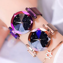 Load image into Gallery viewer, relogio feminino Starry Sky Watch Women Watches Luxury Diamond Ladies Magnet Watches for Women Quartz Wristwatch reloj mujer
