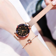 Load image into Gallery viewer, Ladies Watch Women Watch Magnetic Starry Sky Clock Quartz Wristwatch Women Watches reloj mujer relogio feminino Free Shipping

