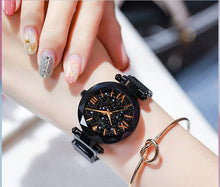 Load image into Gallery viewer, Ladies Watch Women Watch Magnetic Starry Sky Clock Quartz Wristwatch Women Watches reloj mujer relogio feminino Free Shipping

