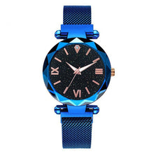 Load image into Gallery viewer, Luxury Women Watches Fashion Elegant Magnet Buckle Vibrato Purple Ladies Wristwatch 2019 New Starry Sky Roman Numeral Gift Clock
