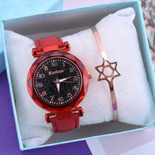 Load image into Gallery viewer, Fashion Starry Sky Women Watches Top Sale Leather Ladies Bracelet Watch Quartz Wristwatches Casual Female Clock Relogio Feminino
