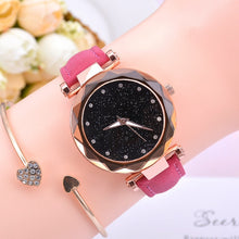Load image into Gallery viewer, Fashion Starry Sky Women Watches Top Sale Leather Ladies Bracelet Watch Quartz Wristwatches Casual Female Clock Relogio Feminino

