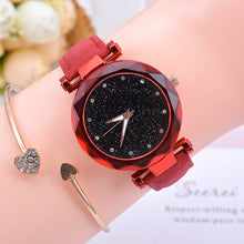 Load image into Gallery viewer, Fashion Starry Sky Women Watches Top Sale Leather Ladies Bracelet Watch Quartz Wristwatches Casual Female Clock Relogio Feminino
