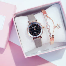 Load image into Gallery viewer, Women Bracelet Watch Casual Ladies Romantic Starry Sky Wrist Watch Leather Simple Dress Clock Quartz Wristwatch relogio feminino
