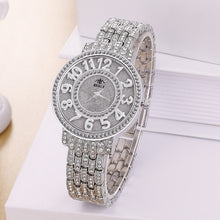 Load image into Gallery viewer, Women Quartz Watch Fashion Bling Casual Ladies Watch Female Quartz Gold Watch Crystal Diamond For Women Clock
