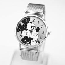 Load image into Gallery viewer, New  Mickey Fashion Brand Watches New Cartoon Women quartz watch Lady Stainless steel ladies dress watches kobiet zegarka
