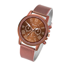 Load image into Gallery viewer, Relogio Feminino 2019 Famous Brand Luxury Watches Women Stainless Steel Band Analog Quartz Round Wrist Watch Female Clock Femme
