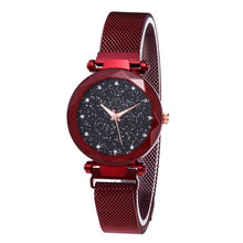 Load image into Gallery viewer, 2019 Fashion Watch Luxury Women Casual Watches Starry Sky Magnetic Rhinestone Quartz Wristwatch Bracelet Set Relogio Feminino %N
