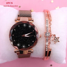 Load image into Gallery viewer, 2019 New brand Starry Sky Women Watch Fashion Elegant Magnet Buckle Vibrato Purple Gold Ladies Wristwatch Luxury Women Watches
