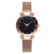 Load image into Gallery viewer, 2019 New brand Starry Sky Women Watch Fashion Elegant Magnet Buckle Vibrato Purple Gold Ladies Wristwatch Luxury Women Watches
