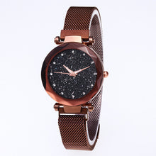 Load image into Gallery viewer, 2019 New brand Starry Sky Women Watch Fashion Elegant Magnet Buckle Vibrato Purple Gold Ladies Wristwatch Luxury Women Watches
