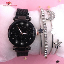 Load image into Gallery viewer, 2019 New brand Starry Sky Women Watch Fashion Elegant Magnet Buckle Vibrato Purple Gold Ladies Wristwatch Luxury Women Watches
