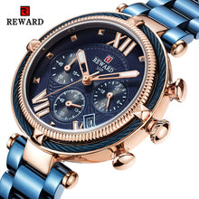 Load image into Gallery viewer, REWARD Luxury Fashion Women Watches Waterproof Casual Quartz Ladys Watch for Woman Dress Ladies Wristwatches Relogio Feminino
